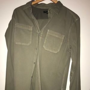 Green long sleeve banana republic.